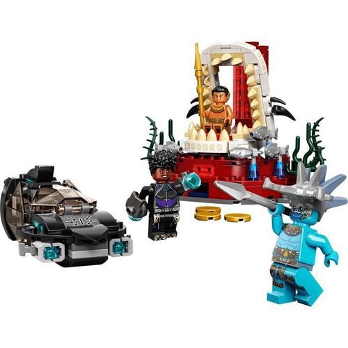 LEGO Marvel 76213 La Salle du Trône du Roi Namor, Jouet Sous-Marin, Figurines Black Panther - Photo n°2; ?>