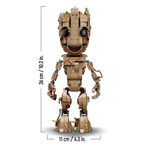 LEGO Marvel 76217 Je s'Appelle Groot, Figurine sur Les Gardiens de la Galaxie 2 - Photo n°3; ?>