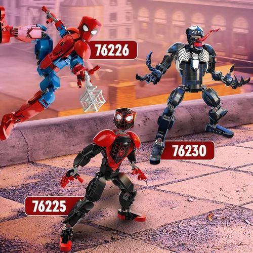 LEGO Marvel 76226 La Figurine de Spider-Man, Jouet a Construire Super-Héros, Cadeau 8 Ans - Photo n°3; ?>