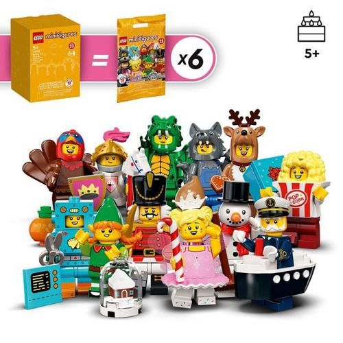 LEGO Minifigurines 71036 Série 23, Lot de 6, Sachet Édition Limitée - Photo n°2; ?>