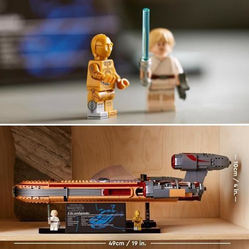 LEGO Star Wars 75341 Le Landspeeder de Luke Skywalker, Maquette de Vaisseau Spatial, Adultes - Photo n°3; ?>