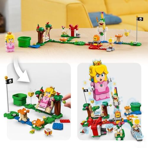 LEGO Super Mario 71403 Pack de Démarrage Les Aventures de Peach, Jouet, Figurine Interactive - Photo n°3; ?>