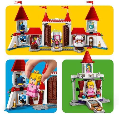 LEGO Super Mario 71408 Ensemble d'Extension Le Château de Peach, Jouet Construction Enfant - Photo n°3; ?>