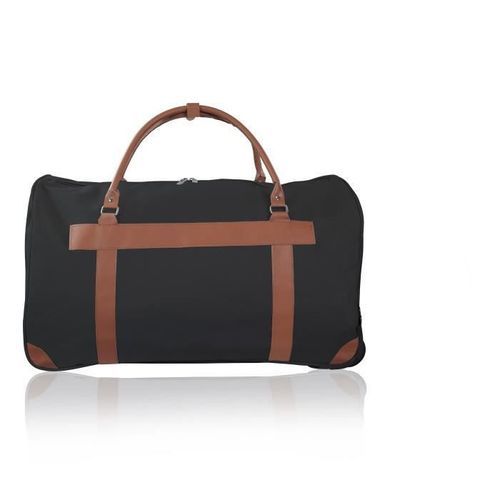 LES P'TITES BOMBES Sac de Voyage Gentleman Farmer Andrew Noir/Marron - Photo n°3; ?>