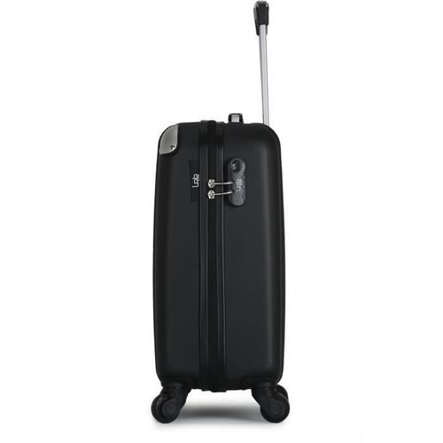 LES P'TITES BOMBES Valise Cabine Amelie-E ABS Noir - Photo n°2; ?>