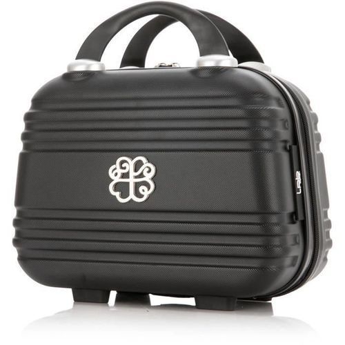 LES P'TITES BOMBES Valise + Vanity Aurelia-H ABS Noir - Photo n°3; ?>