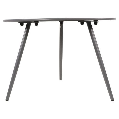 Lesli Living Table d'appoint Rafael 60x41 cm Gris - Photo n°2; ?>