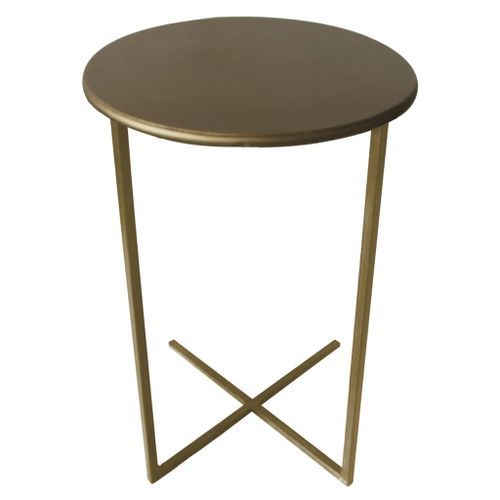 Lesli Living Table d'appoint Xavi 35x60 cm Doré - Photo n°2; ?>