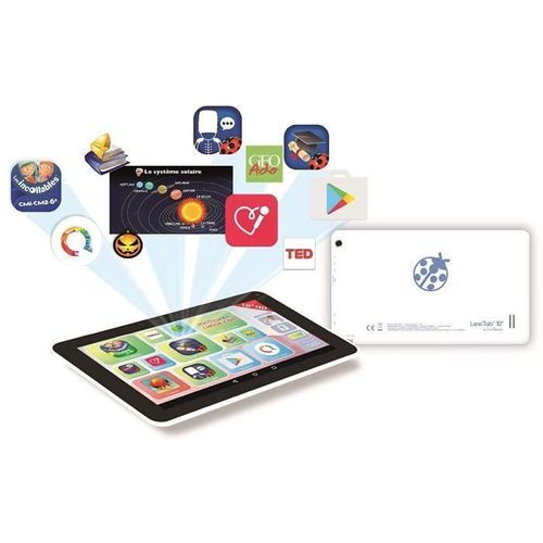 LEXIBOOK - LexiTab 10 - Tablette enfant avec applications éducatives, jeux et contrôles parentaux - Pochette de protection incluse - Photo n°3; ?>
