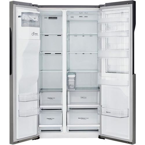LG GSJ361DIDV - Réfrigérateur congélateur US Eau'tonome - 591L (394+197) - Froid ventilé - A+ - L91,2cm x H179cm - Inox - Photo n°2; ?>