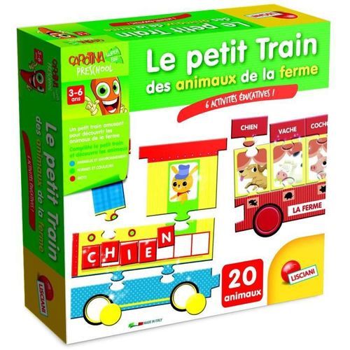 LISCIANI Carotina Le Petit Train des Animaux de la Ferme - Jeu éducatif - Photo n°2; ?>