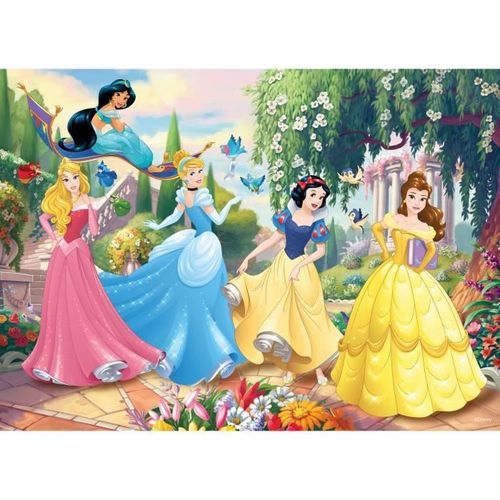 LISCIANI GIOCHI Disney Puzzle double face Maxi Floor 108 Princess - Princess Forever - Photo n°2; ?>