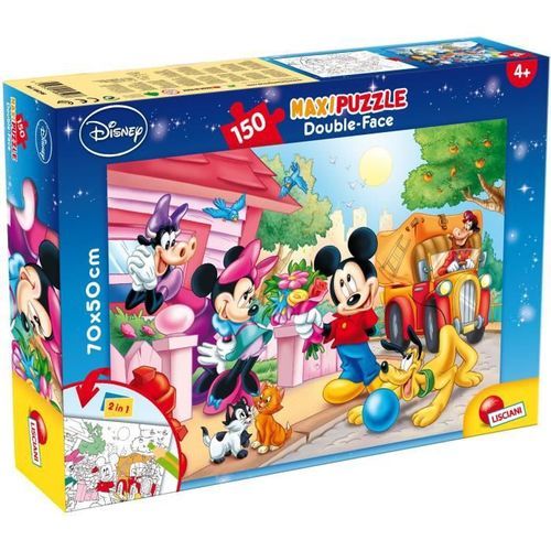LISCIANI GIOCHI Disney Puzzle double face Maxi Floor 150 Mickey Mouse - Photo n°2; ?>