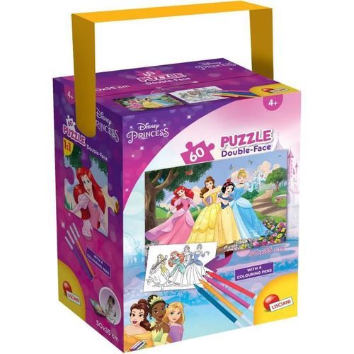LISCIANI GIOCHI Disney Puzzle In a Tub mini 60 - Princess - Photo n°2; ?>