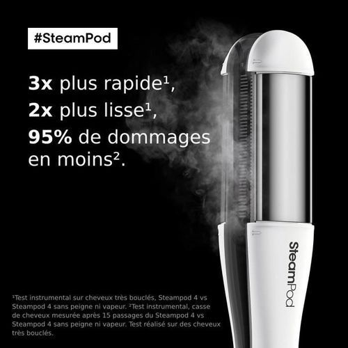 Lisseur-Boucleur Vapeur Professionnel Steampod 4.0 - L'Oréal Professionnel Paris - Photo n°3; ?>