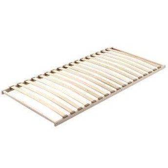 Lit à baldaquin 90x200 cm avec sommier et voile bois laqué blanc Cœur - Photo n°3; ?>