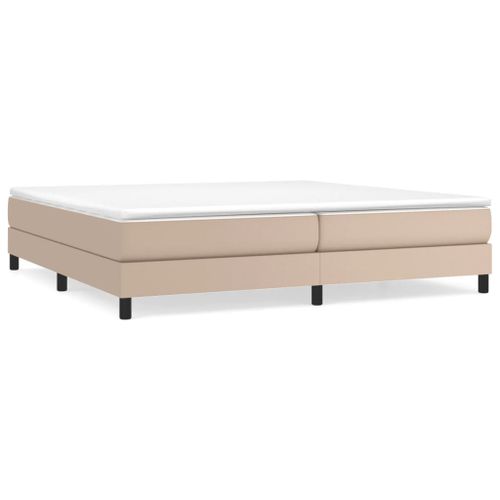Lit à Sommier Tapissier Avec Matelas Cappuccino 200x200 Cm 2 20 Lit à sommier tapissier avec matelas Cappuccino 200x200 cm 2 - Photo n°2; ?>