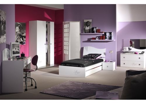 Lit banc laqué Strass - Photo n°2; ?>