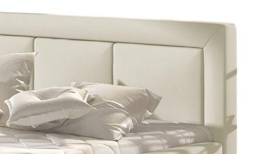 Lit Coffre Simili Cuir Beige Clair Grand Carré Capitonné Berlino 15 Lit coffre simili cuir beige clair grand carré capitonné Berlino - Photo n°3; ?>