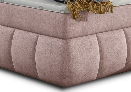 Lit Continental Matelassé Tissu Rose Florencia 27 Lit continental matelassé tissu rose Florencia - Photo n°3; ?>