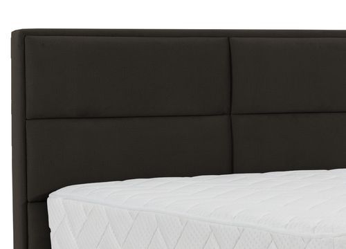 Lit Continental Tissu Marron Tiempo Avec Matelas 30 Cm En Latex Et Pied Métal Noir 15 Lit continental tissu marron Tiempo avec matelas 30 cm en latex et pied métal noir - Photo n°3; ?>