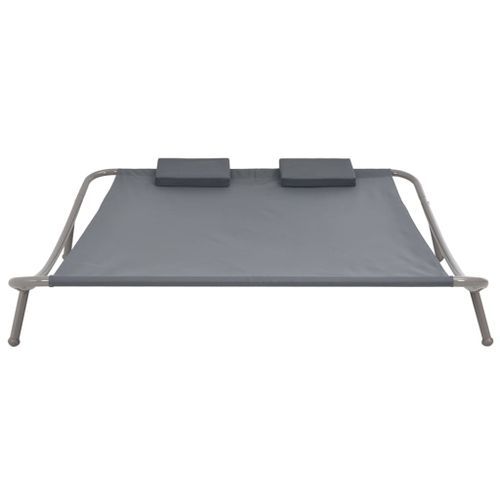 Lit De Jardin Anthracite 200x173 Cm Acier 13 Lit de jardin Anthracite 200x173 cm Acier - Photo n°3; ?>