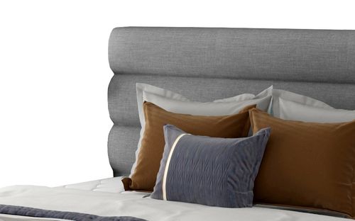 Lit Design Tissu Gris Avec Coffre De Rangement Klarina 13 Lit design tissu gris avec coffre de rangement Klarina - Photo n°3; ?>