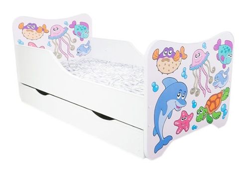 Lit enfant à tiroir océan 80x160 - Photo n°2; ?>