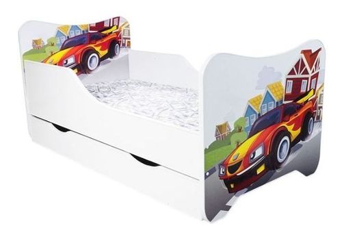 Lit enfant à tiroir racing car 80x160 - Photo n°2; ?>