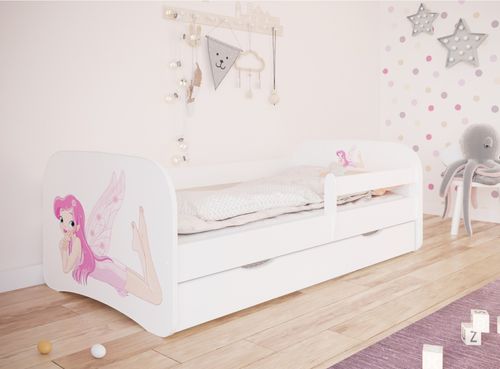 Lit Enfant Blanc Petite Fée Avec Sommiers Et Barrière De Sécurité Amovible Drimy 22 Lit enfant blanc petite fée avec sommiers et barrière de sécurité amovible Drimy - Photo n°2; ?>