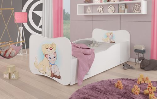 Lit Enfant Bois Blanc à Tiroirs Avec Imprimé Chien Et Chat 70x140 Ou 80x160 Cm - Sommier Et Matelas Inclus - Ondula 20 Lit enfant bois blanc à tiroirs avec imprimé chien et chat 70x140 ou 80x160 cm - Sommier et matelas inclus - Ondula - Photo n°2; ?>