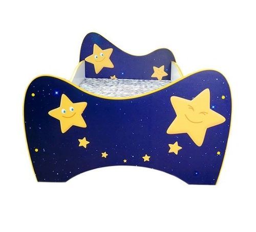 Lit enfant fantaisie teddy bleu 80x160 cm - Sommier et matelas inclus - Photo n°2; ?>