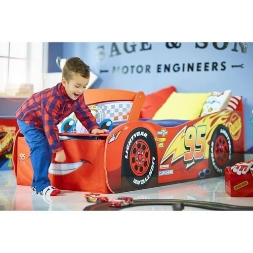 Lit Enfant Flash McQueen avec rangement 70 x 140 cm Abel - Photo n°2; ?>
