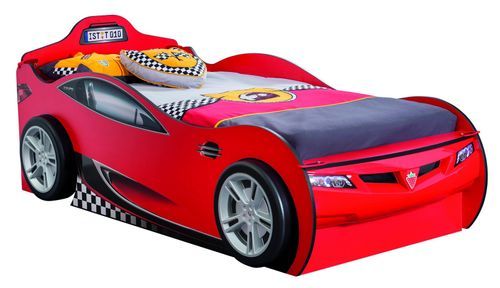 Lit enfant gigogne voiture de course rouge Racing Kup 90x190 cm - Photo n°2; ?>