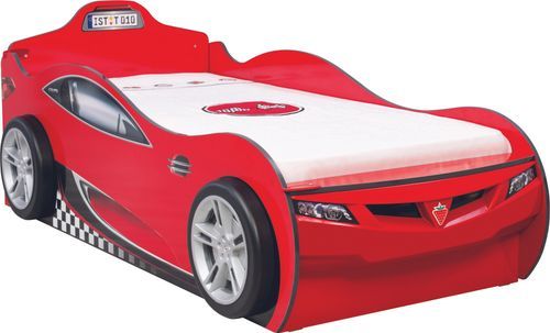 Lit enfant gigogne voiture de course rouge Racing Kup 90x190 cm - Photo n°2; ?>