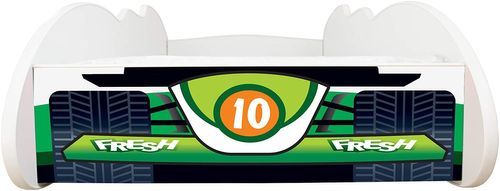 Lit enfant voiture F1 Fresh vert 70x140 cm - Sommier et matelas inclus - Photo n°3; ?>