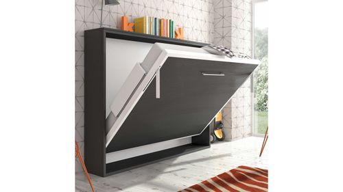 Lit Escamotable Horizontal 140x200 Cm Gris Anthracite Valok 13 Lit escamotable horizontal 140x200 cm gris anthracite Valok - Photo n°3; ?>