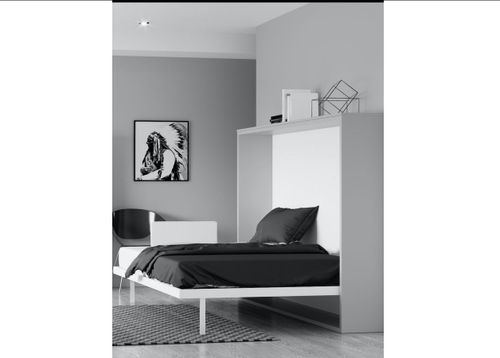 Lit Escamotable Horizontal 140x200 Cm Gris Béton Valok 13 Lit escamotable horizontal 140x200 cm gris béton Valok - Photo n°3; ?>