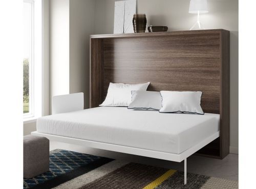 Lit escamotable horizontal 90x180 cm Paula cadre métallique - Haut de gamme - Photo n°3; ?>