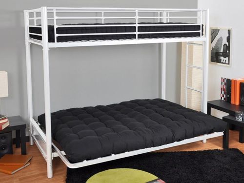 Lit mezzanine blanc 90 clic clac Mezzaclic - Photo n°3; ?>