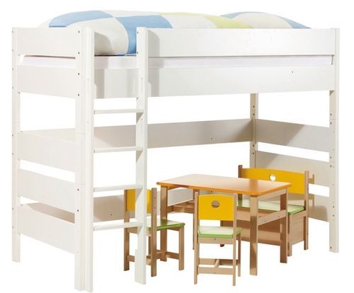 Lit Mezzanine Blanc Sophie 90 13 Lit mezzanine blanc Sophie 90 - Photo n°3; ?>