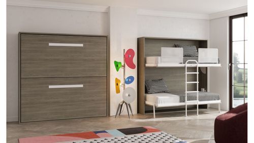 Lit Superposé Escamotable 90x180 Cm Melina 14 Lit superposé escamotable 90x180 cm Melina - Photo n°2; ?>