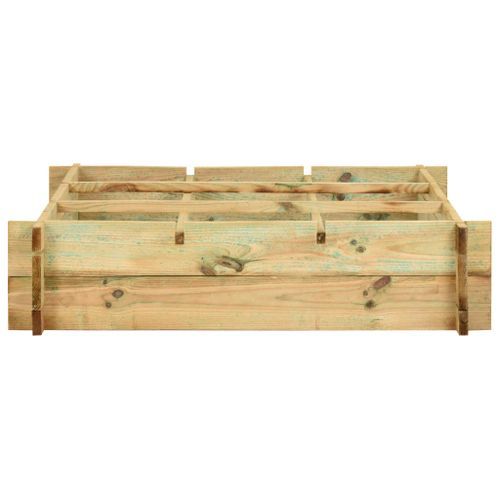 Jardinière 90 x 90 x 20 cm Bois imprégné - Photo n°2; ?>