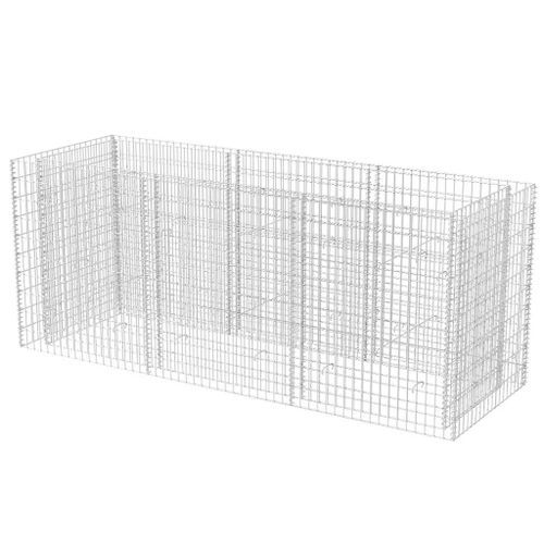 Jardinière à gabion Acier 270x90x100 cm - Photo n°2; ?>