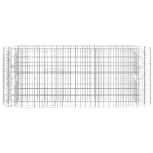 Lit surélevé à gabion Fer galvanisé 260x50x100 cm - Photo n°3; ?>