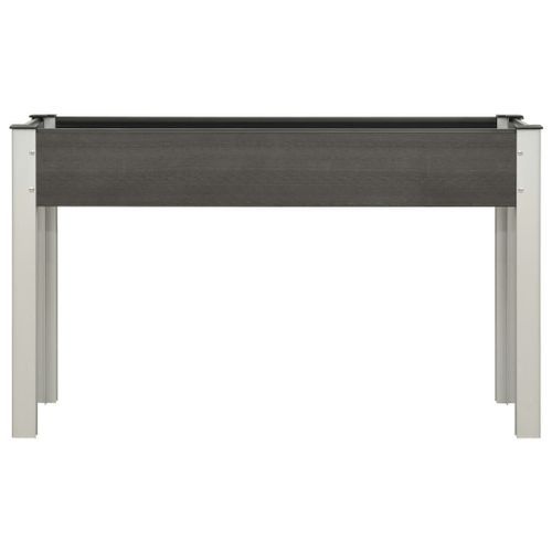 Lit surélevé de jardin 125x40x75 cm WPC Gris - Photo n°2; ?>