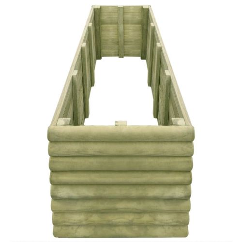 Lit surélevé de jardin 150x56x48 cm Bois de pin imprégné 19 mm - Photo n°3; ?>