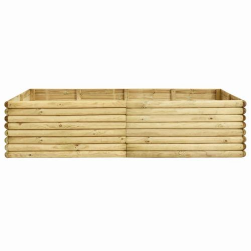 Lit surélevé de jardin 206x150x48 cm Bois de pin imprégné - Photo n°2; ?>
