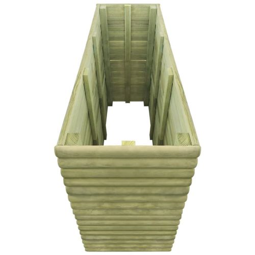 Lit surélevé de jardin 206x50x96 cm Bois de pin imprégné - Photo n°3; ?>