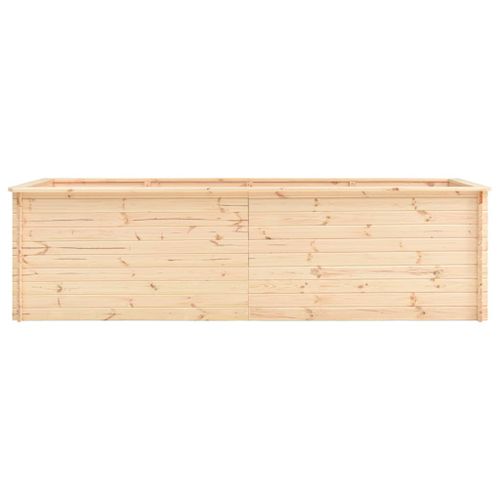 Lit surélevé de jardin 300x100x80,5 cm Bois de pin 19 mm - Photo n°2; ?>